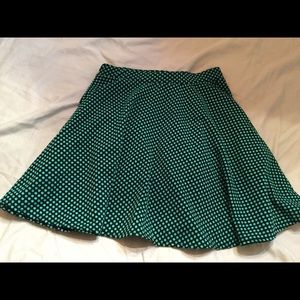 green skirt
